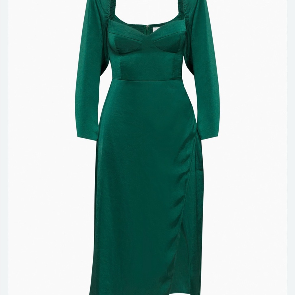 Aritzia Masquerade Dress in Aventurine Green